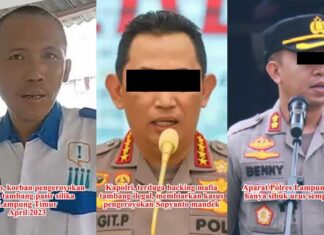 Diduga Kapolri Terindikasi Backing Mafia Tambang, Korban Penganiayaan Mafia Tambang Pasir Silika Lampung Timur Tak Tersentuh Hukum