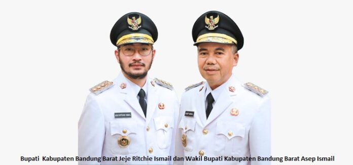 Bupati-Kabupaten-Bandung-Barat-Jeje-Ritchie-Ismail-dan-Wakil-Bupati-Kabupaten-Bandung-Barat-Asep-Ismail