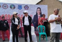 Anggota DPRD Provinsi Jabar Komisi 1, Fraksi PDIP Tuti Turimayanti dan LPKSM Saluyu gelar Giat Gerak Jalan Kebangsaan Peringati HPN-2025