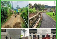 Dapat Bantuan Inpres APBN 2024 , Warga Desa Gunung Halu, Bandung Barat , Sambut Antusias Perbaikan Peningkatan Jalan di Desanya