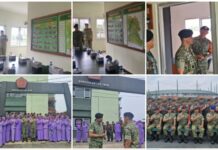 Kepala Staff Komando GARNISUN Tetap II/Bandung MARSMA TNI Visnu Hermawan, S.E., M.M Laksanakan KUNKER Ke SUB KOGARTAP BOGOR