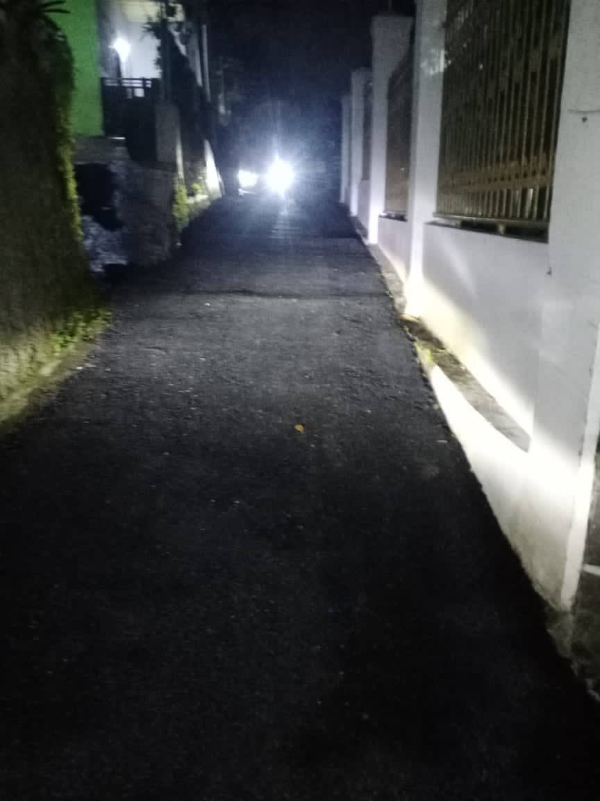 Untuk Mendukung Laju Perekonomian dan Aktifitas Warga, Desa Margajaya Bandung Barat Tuntaskan Perbaikan Jalan Hotmix