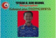 SDIT Al Ashr Nasional Miliki Kepsek Baru: “Sofyani Rasyad,S.Kom Terpilih Hasil Seleksi”