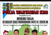 Berbagi Takjil Berkah Ramadhan 1447 H Pokja Wartawan KBB Selalu Solid dan Terdepan